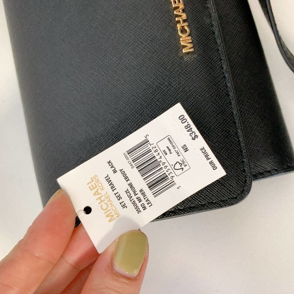 Michael Kors 35S0GTVC2L Jet Set Travel Medium Phone Crossbody Pebbled Leather - Picture 5 of 6